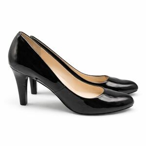 Lauren Ralph Lauren Black Patent Leather Heels Size 9